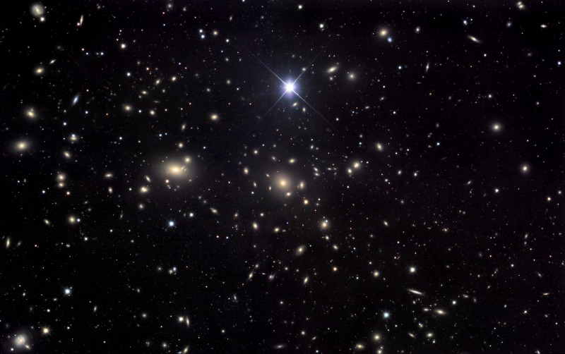 COMA CLUSTER (GALAXY CLUSTER IN THE COMA BERENICES CONSTELLATION)