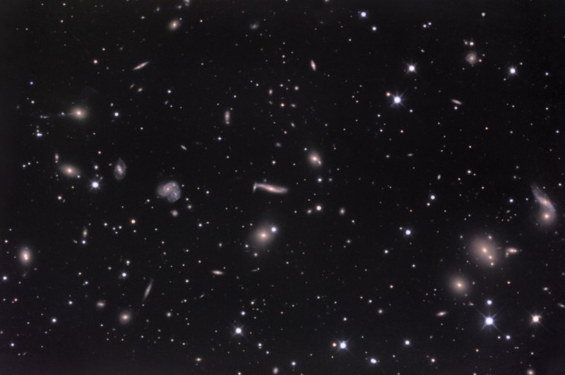 HERCULES CLUSTER (GALAXY CLUSTER IN THE HERCULES CONSTELLATION)