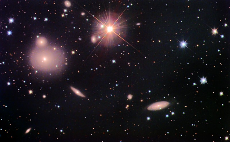 PISCES CLUSTER (GALAXY CLUSTER IN THE PISCES CONSTELLATION)