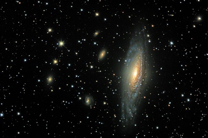 NGC7331 (WITH SEVERAL OTHER NEARBY GALAXIES)